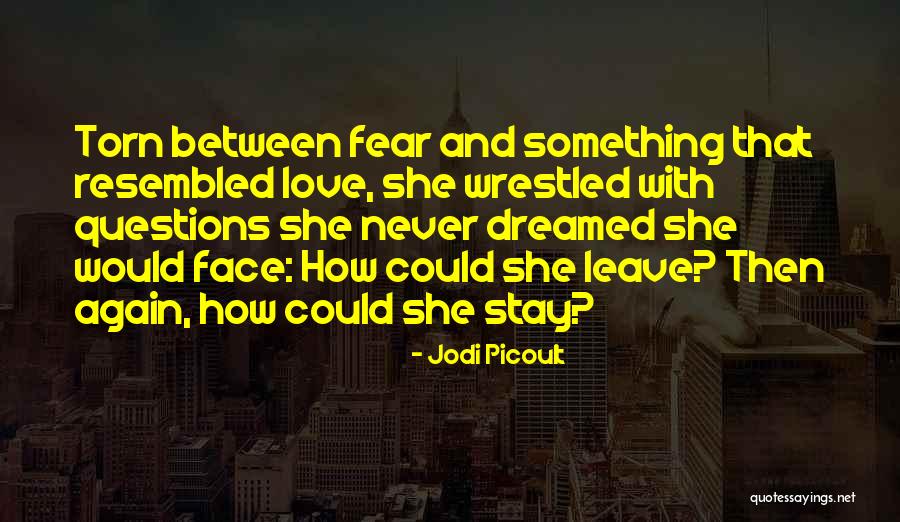 Love Questions Quotes By Jodi Picoult Love Questions Quotes By Jodi Picoult
