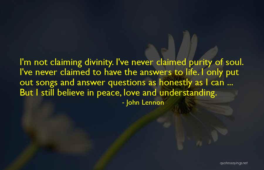 Love Questions Quotes By John Lennon