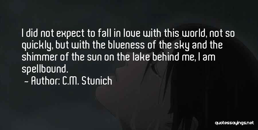 Love Quickly Quotes By C.M. Stunich