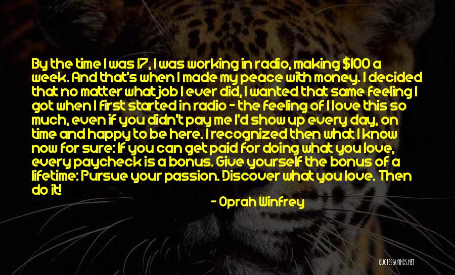 Love Radio Quotes By Oprah Winfrey