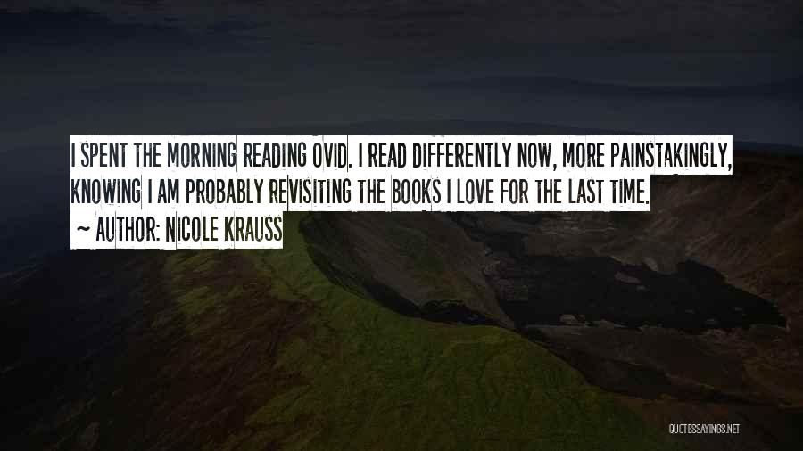 Love Reading Books Quotes By Nicole Krauss