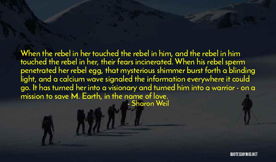 Love Rebel Quotes By Sharon Weil