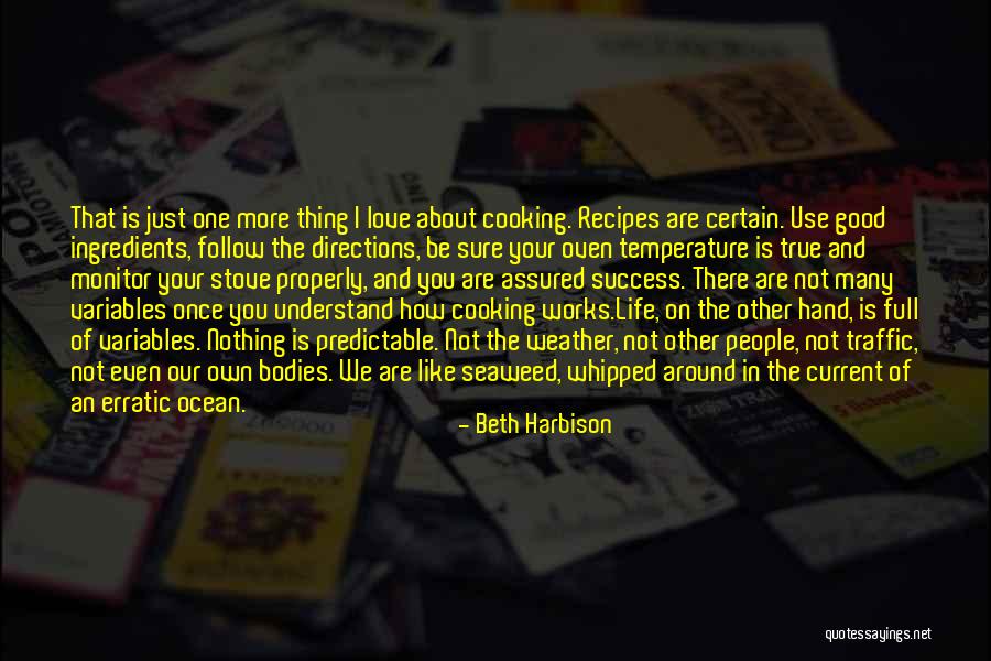 Love Recipes Quotes By Beth Harbison