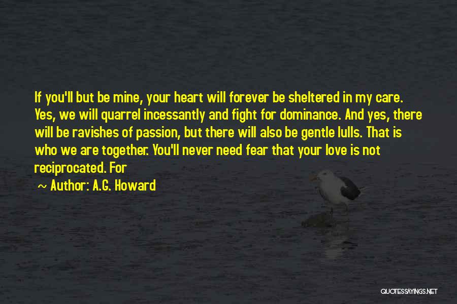 Love Reciprocated Quotes By A.G. Howard