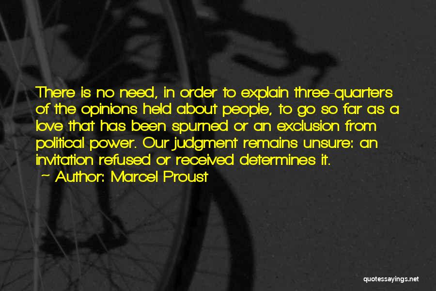 Love Refused Quotes By Marcel Proust