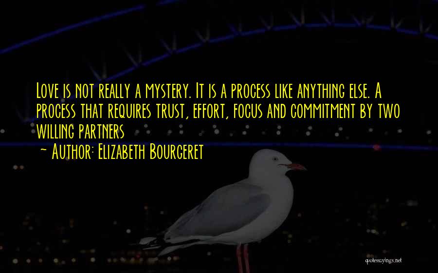 Love Relationship And Trust Quotes By Elizabeth Bourgeret