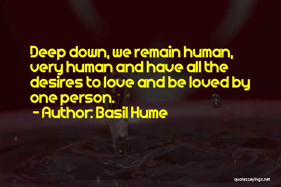 Love Remain Quotes By Basil Hume
