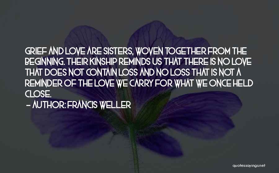 Love Reminder Quotes By Francis Weller