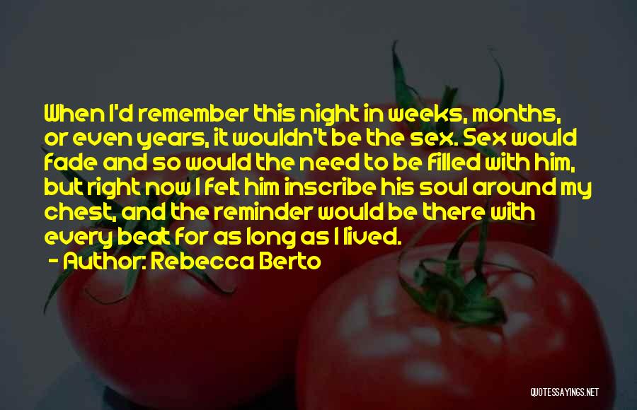 Love Reminder Quotes By Rebecca Berto