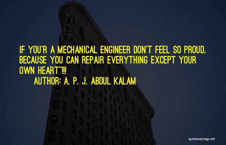 Love Repair Quotes By A. P. J. Abdul Kalam