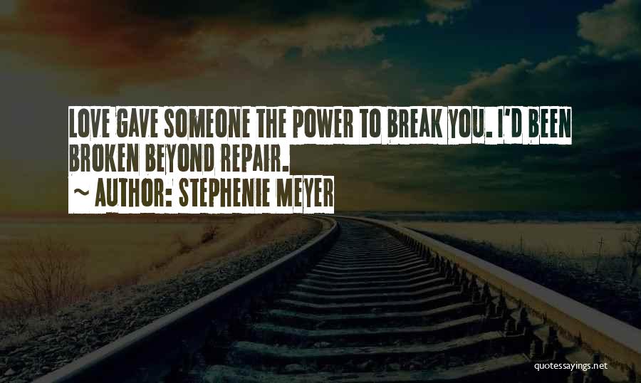 Love Repair Quotes By Stephenie Meyer