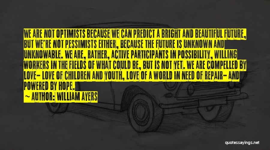 Love Repair Quotes By William Ayers