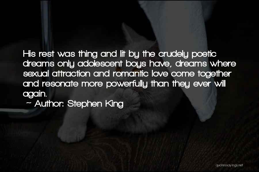 Love Resonate Quotes By Stephen King