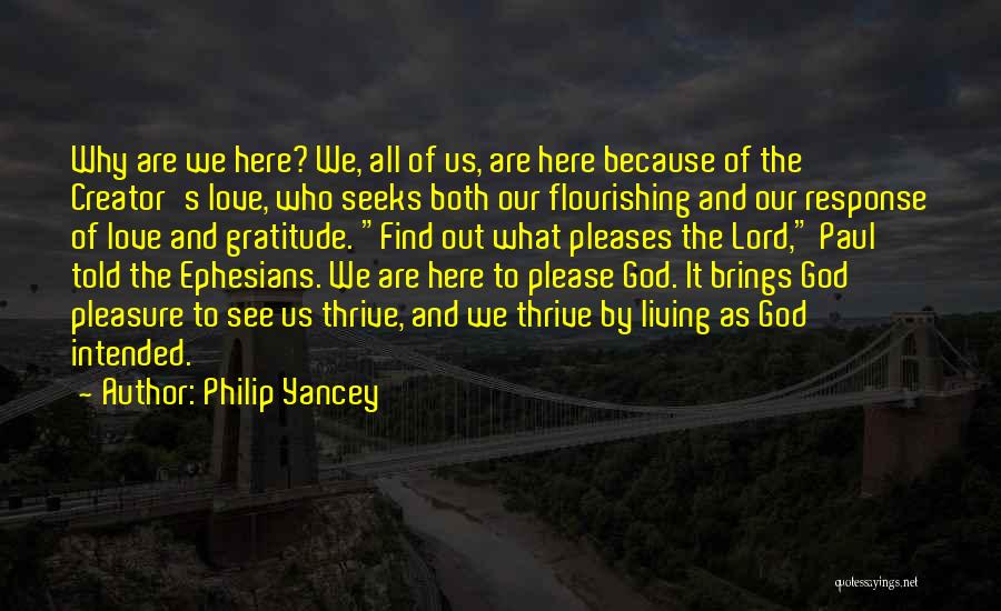 Love Response Quotes By Philip Yancey