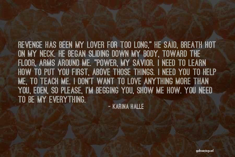 Love Revenge Quotes By Karina Halle