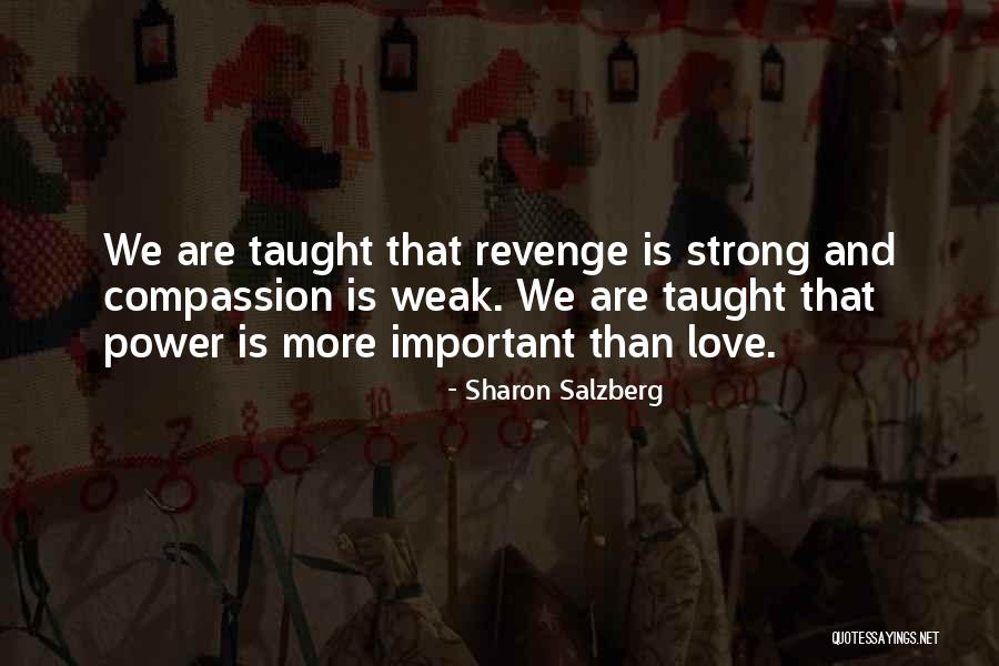 Love Revenge Quotes By Sharon Salzberg