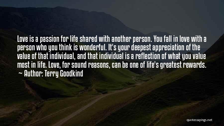 Love Rewards Quotes By Terry Goodkind