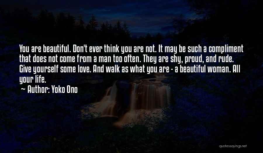 Love Rude Quotes By Yoko Ono