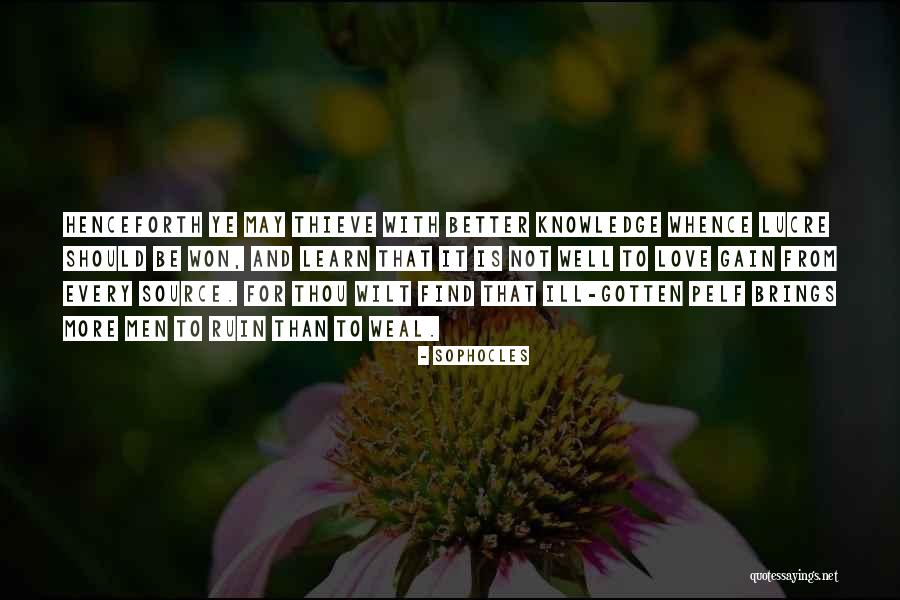 Love Ruins You Quotes By Sophocles Love Ruins You Quotes By Sophocles