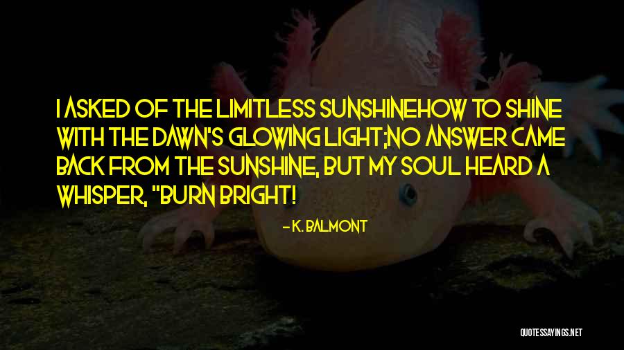 Love Russia Quotes By K. Balmont Love Russia Quotes By K. Balmont