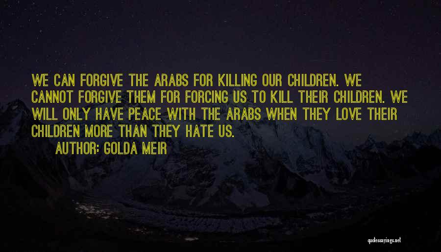 Love Sad With Quotes By Golda Meir