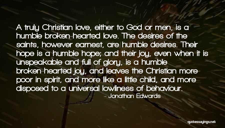 Love Saints Quotes By Jonathan Edwards