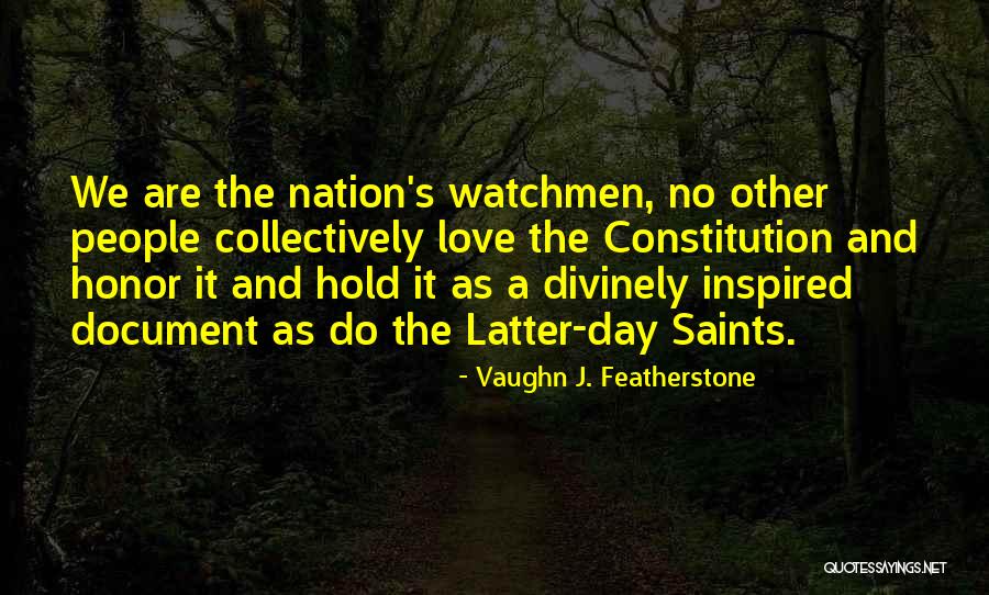 Love Saints Quotes By Vaughn J. Featherstone Love Saints Quotes By Vaughn J. Featherstone
