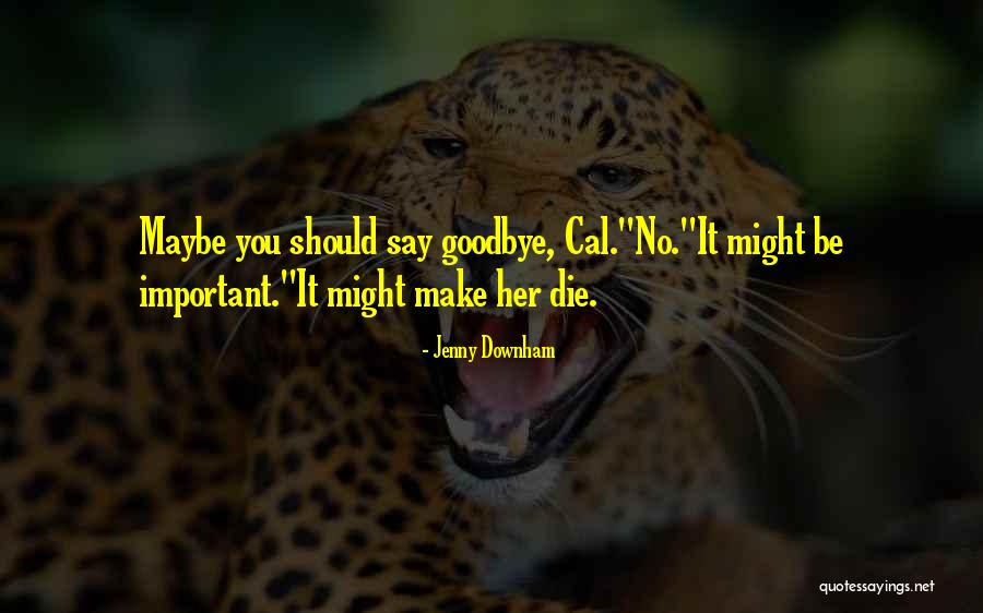 Love Say Goodbye Quotes By Jenny Downham Love Say Goodbye Quotes By Jenny Downham