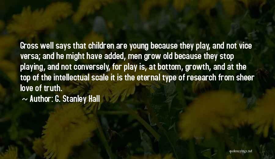 Love Scale Quotes By G. Stanley Hall