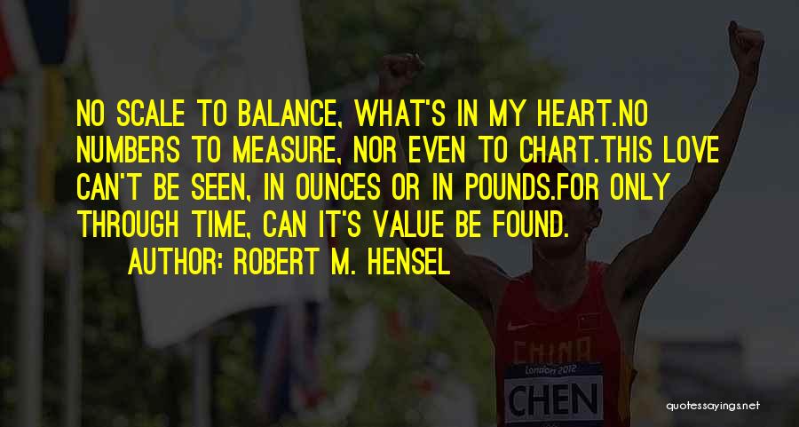 Love Scale Quotes By Robert M. Hensel