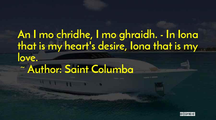 Love Scotland Quotes By Saint Columba