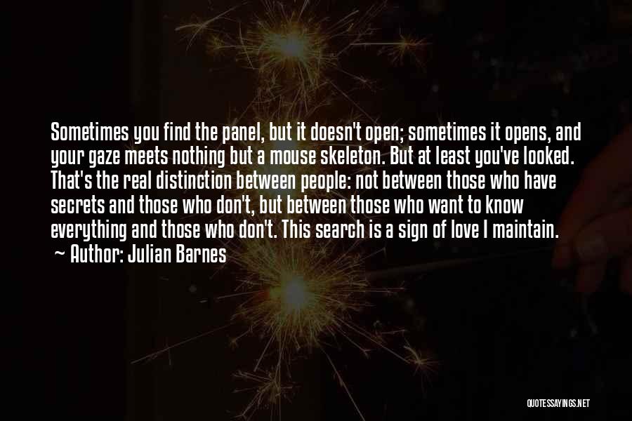 Love Search Quotes By Julian Barnes