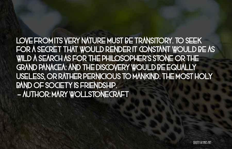 Love Search Quotes By Mary Wollstonecraft