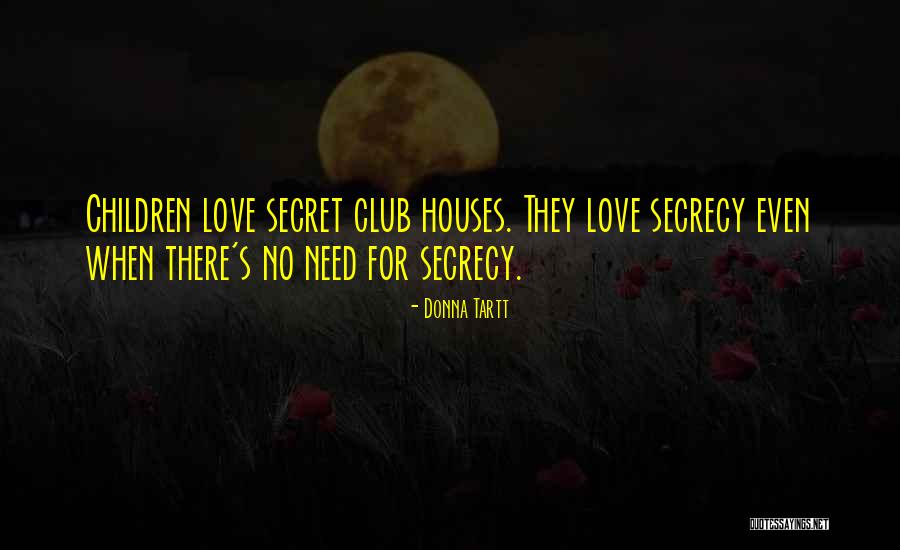 Love Secrecy Quotes By Donna Tartt