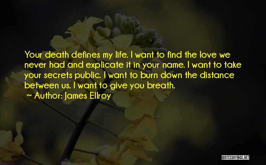 Love Secrets Quotes By James Ellroy