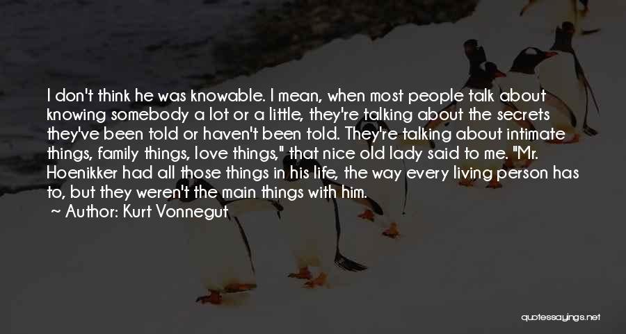 Love Secrets Quotes By Kurt Vonnegut