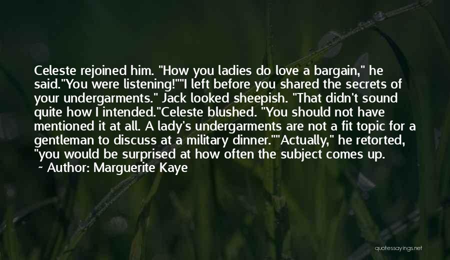 Love Secrets Quotes By Marguerite Kaye