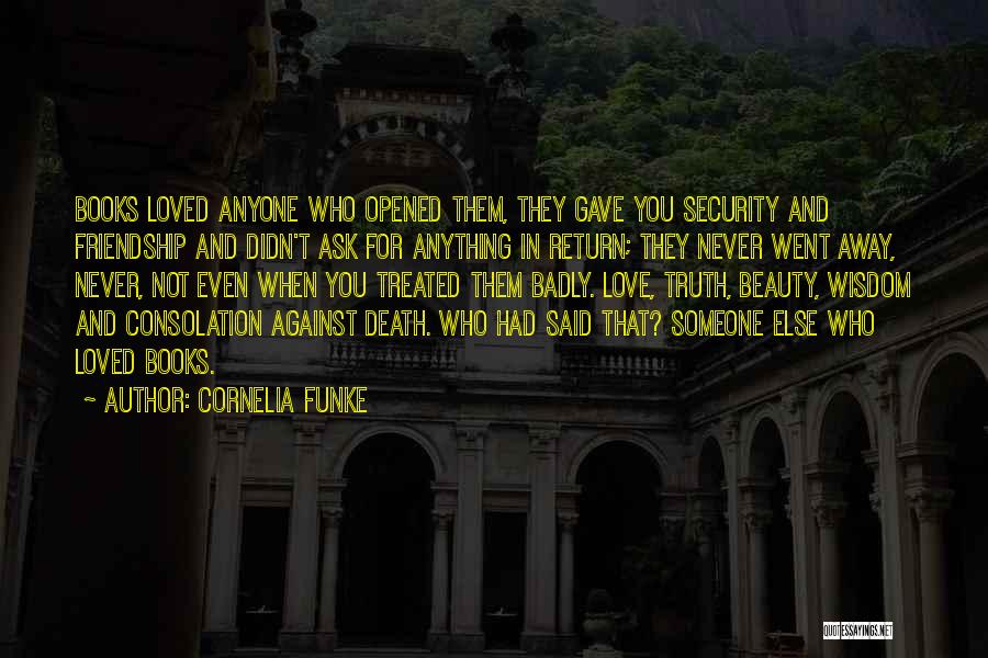 Love Security Quotes By Cornelia Funke