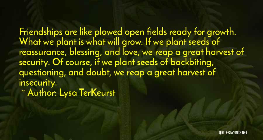 Love Security Quotes By Lysa TerKeurst