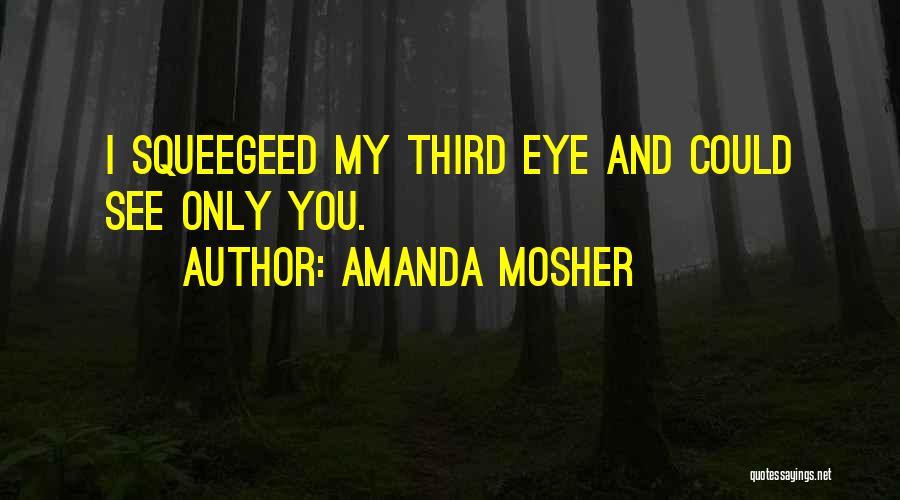 Love See Quotes By Amanda Mosher