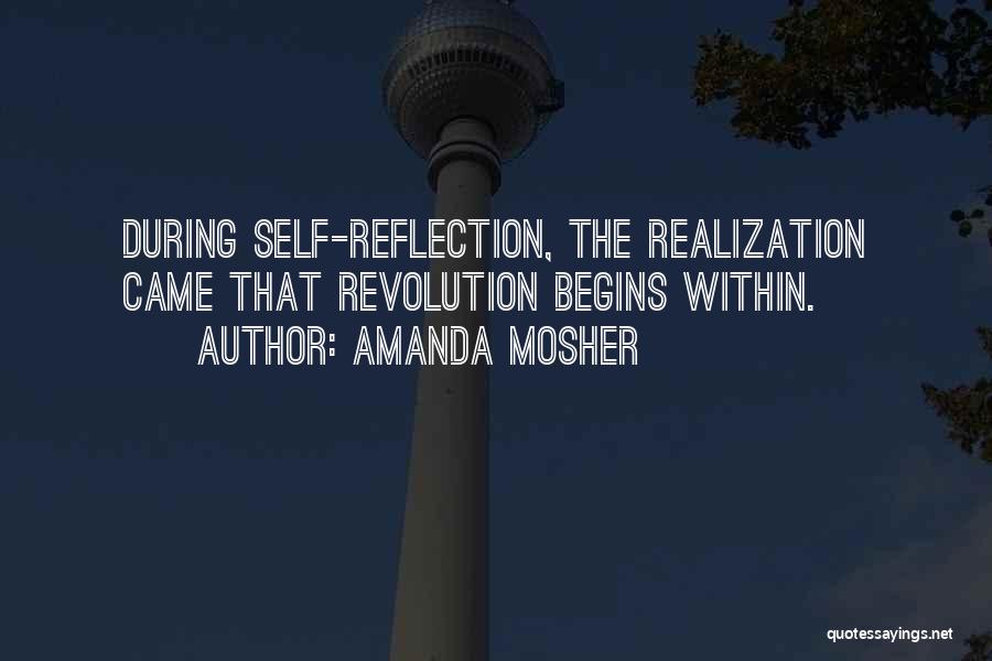 Love Self Reflection Quotes By Amanda Mosher