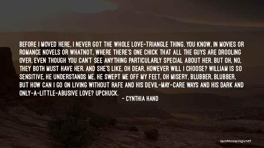 Love Sensitive Quotes By Cynthia Hand Love Sensitive Quotes By Cynthia Hand