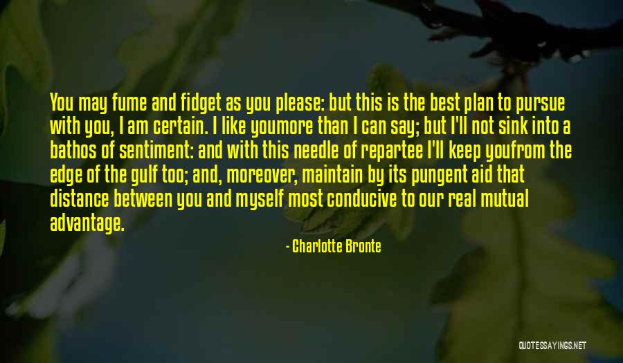 Love Sentiment Quotes By Charlotte Bronte