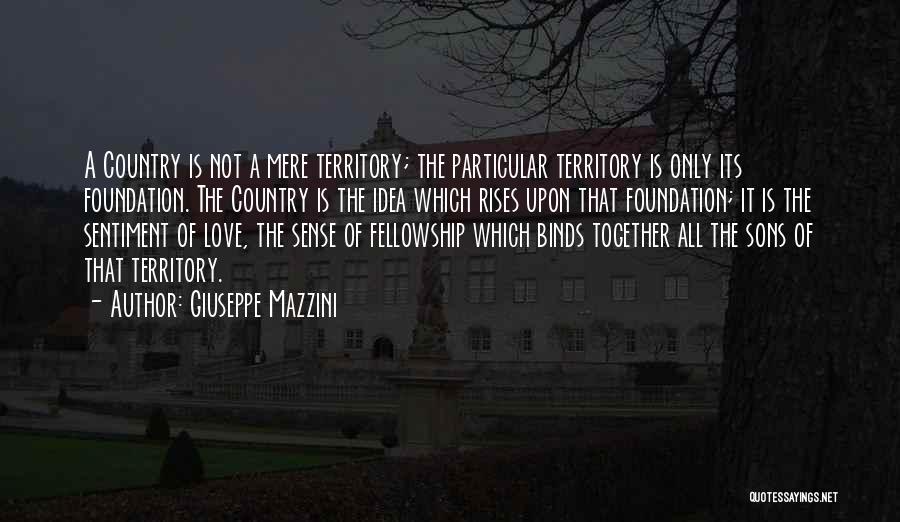 Love Sentiment Quotes By Giuseppe Mazzini