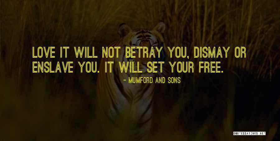 Love Set It Free Quotes By Mumford And Sons Love Set It Free Quotes By Mumford And Sons
