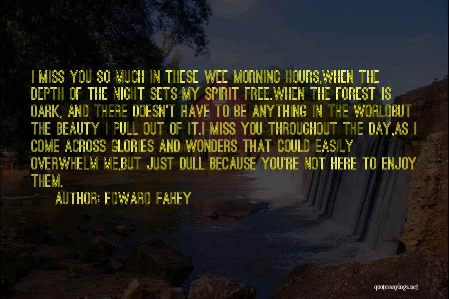 Love Sets You Free Quotes By Edward Fahey