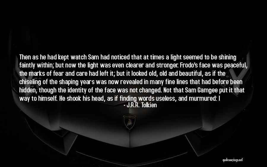 Love Shines Through Quotes By J.R.R. Tolkien Love Shines Through Quotes By J.R.R. Tolkien