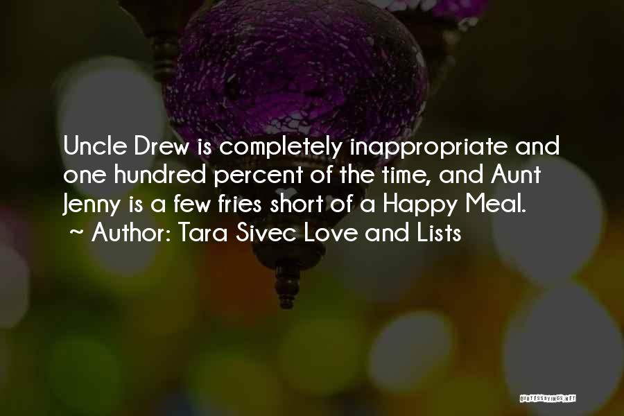 Love Short Quotes By Tara Sivec Love And Lists
