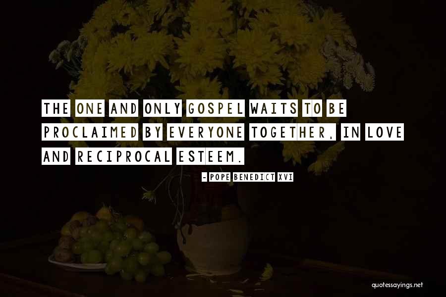 Love Should Be Reciprocal Quotes By Pope Benedict XVI Love Should Be Reciprocal Quotes By Pope Benedict XVI