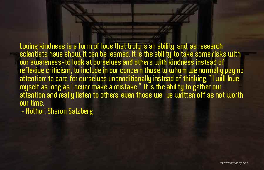 Love Show Off Quotes By Sharon Salzberg